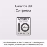 LG Confort Connect S09ET R32 10 años compresor